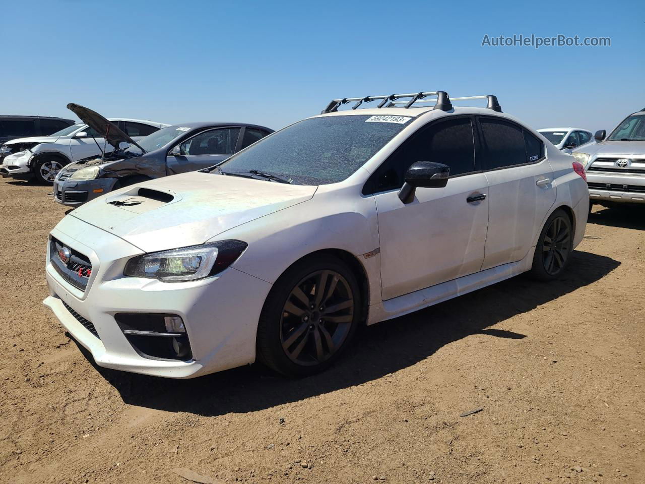 2017 Subaru Wrx Limited White vin: JF1VA1L64H9830633