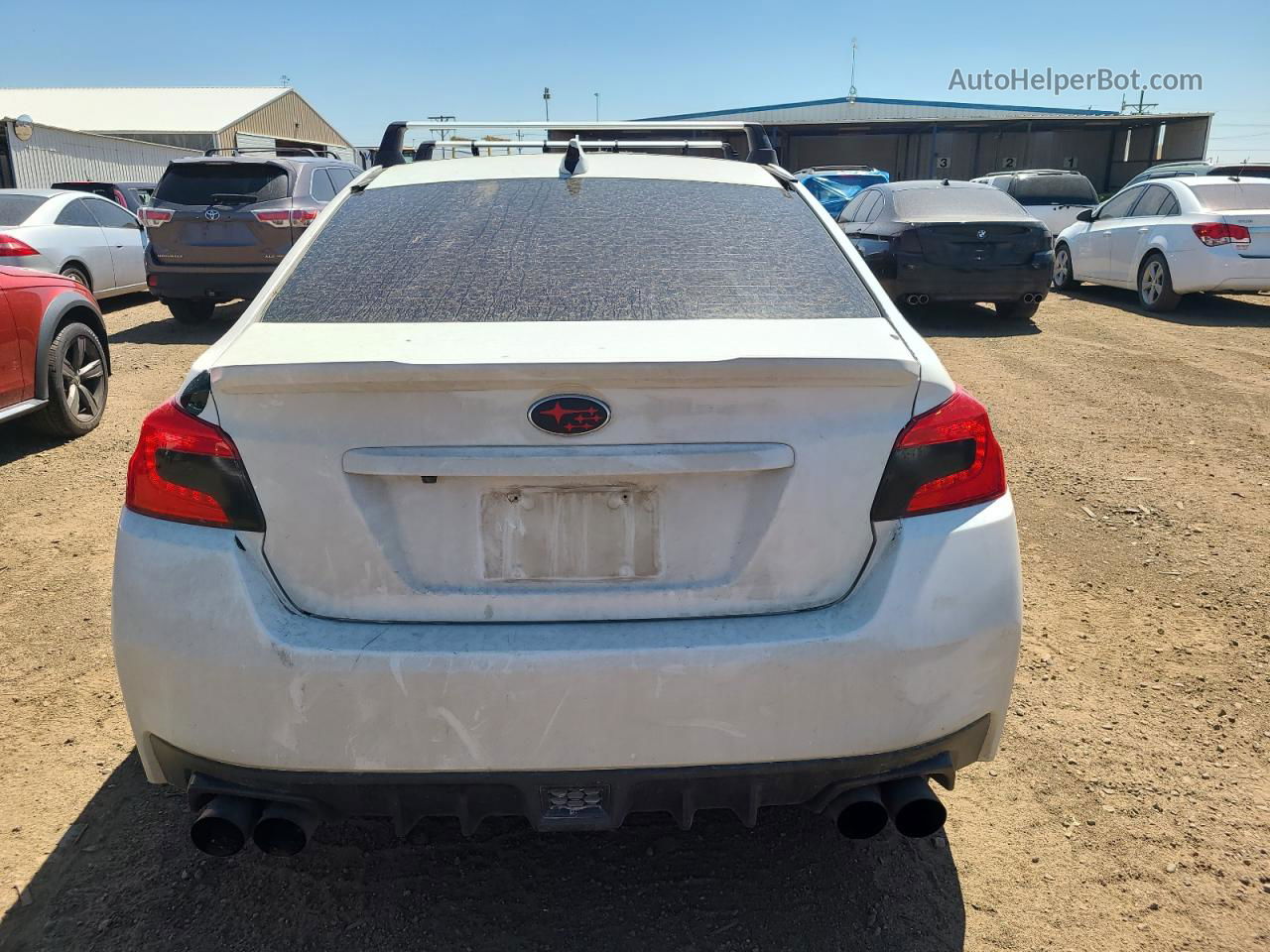 2017 Subaru Wrx Limited White vin: JF1VA1L64H9830633