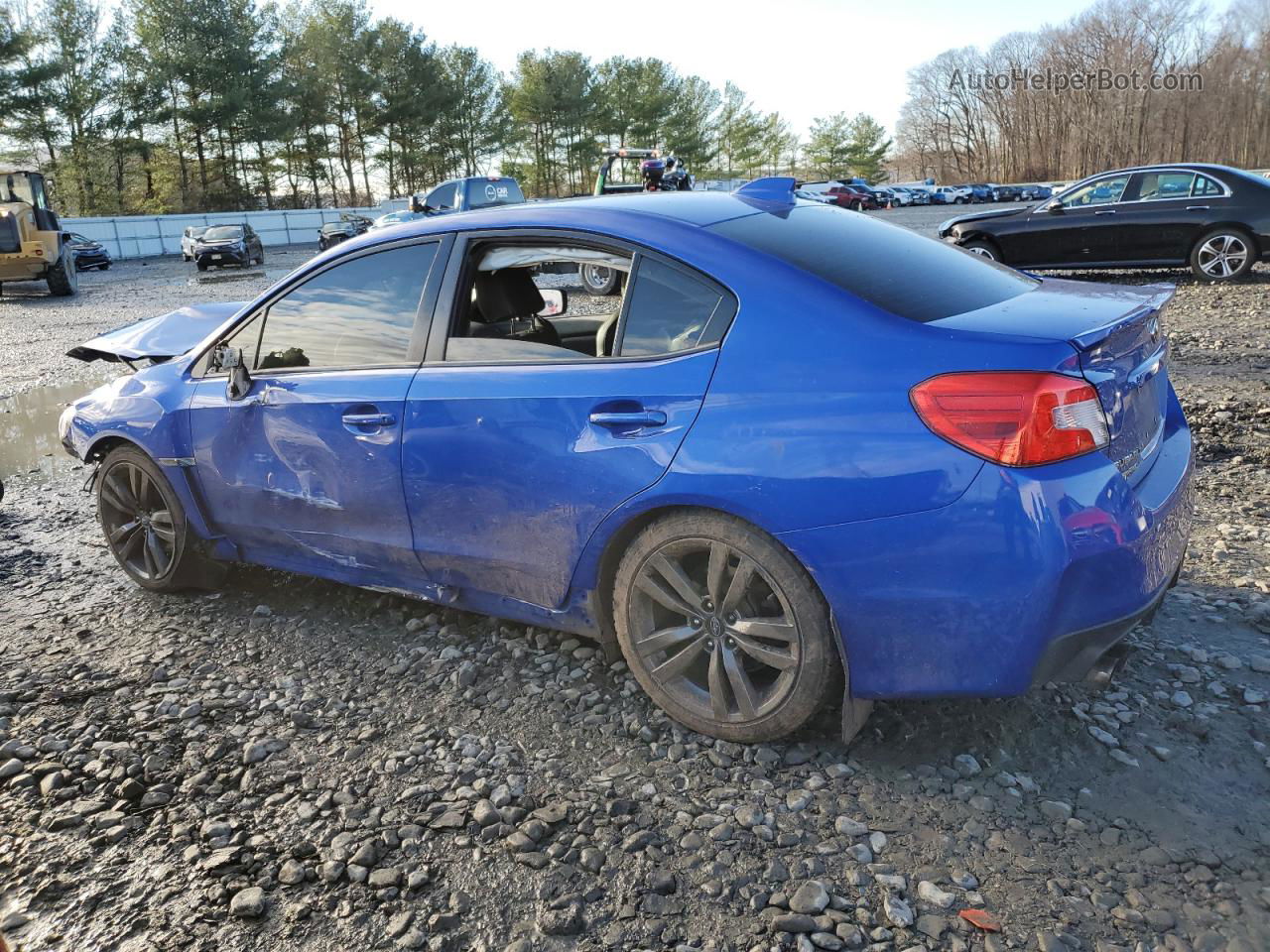 2017 Subaru Wrx Limited Blue vin: JF1VA1L64H9841082