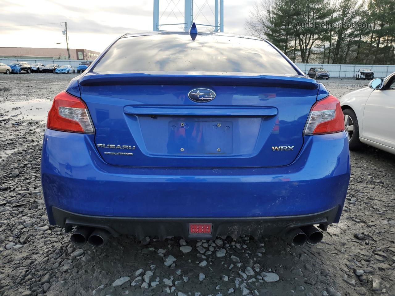 2017 Subaru Wrx Limited Blue vin: JF1VA1L64H9841082