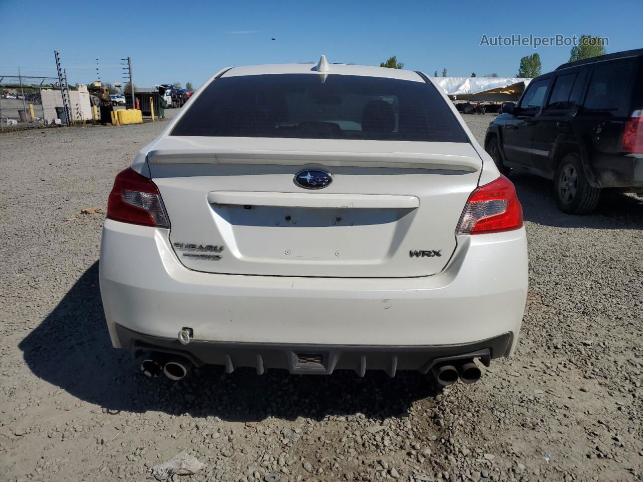 2017 Subaru Wrx Limited White vin: JF1VA1L65H9824209