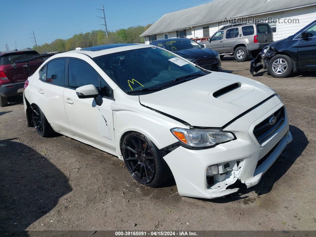 2017 Subaru Wrx Limited White vin: JF1VA1L66H9838927