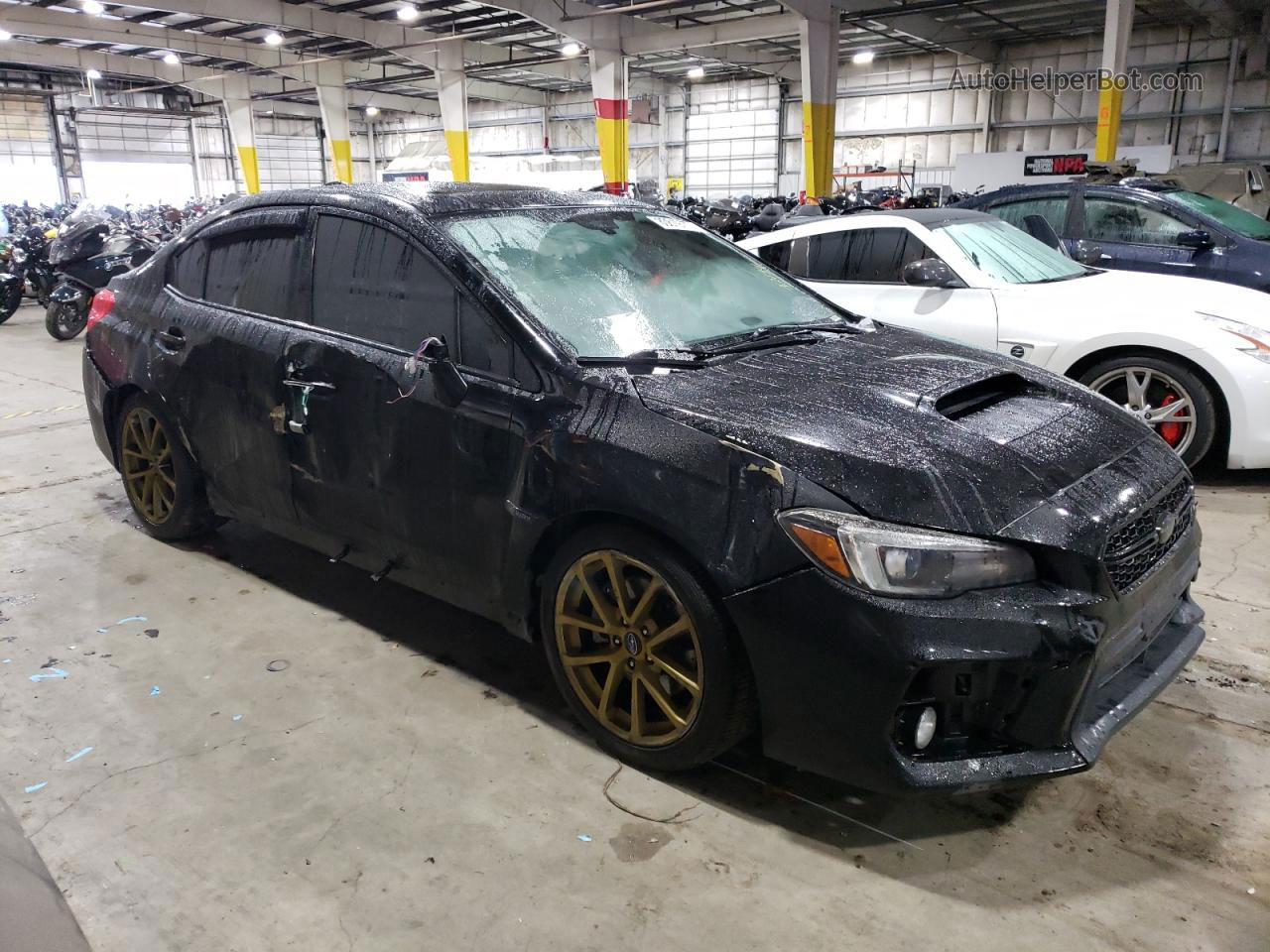 2018 Subaru Wrx Limited Black vin: JF1VA1L67J8834249