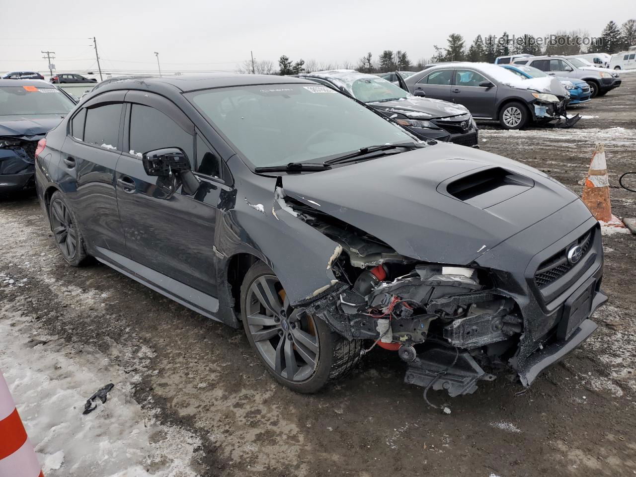 2017 Subaru Wrx Limited Black vin: JF1VA1L68H9822602