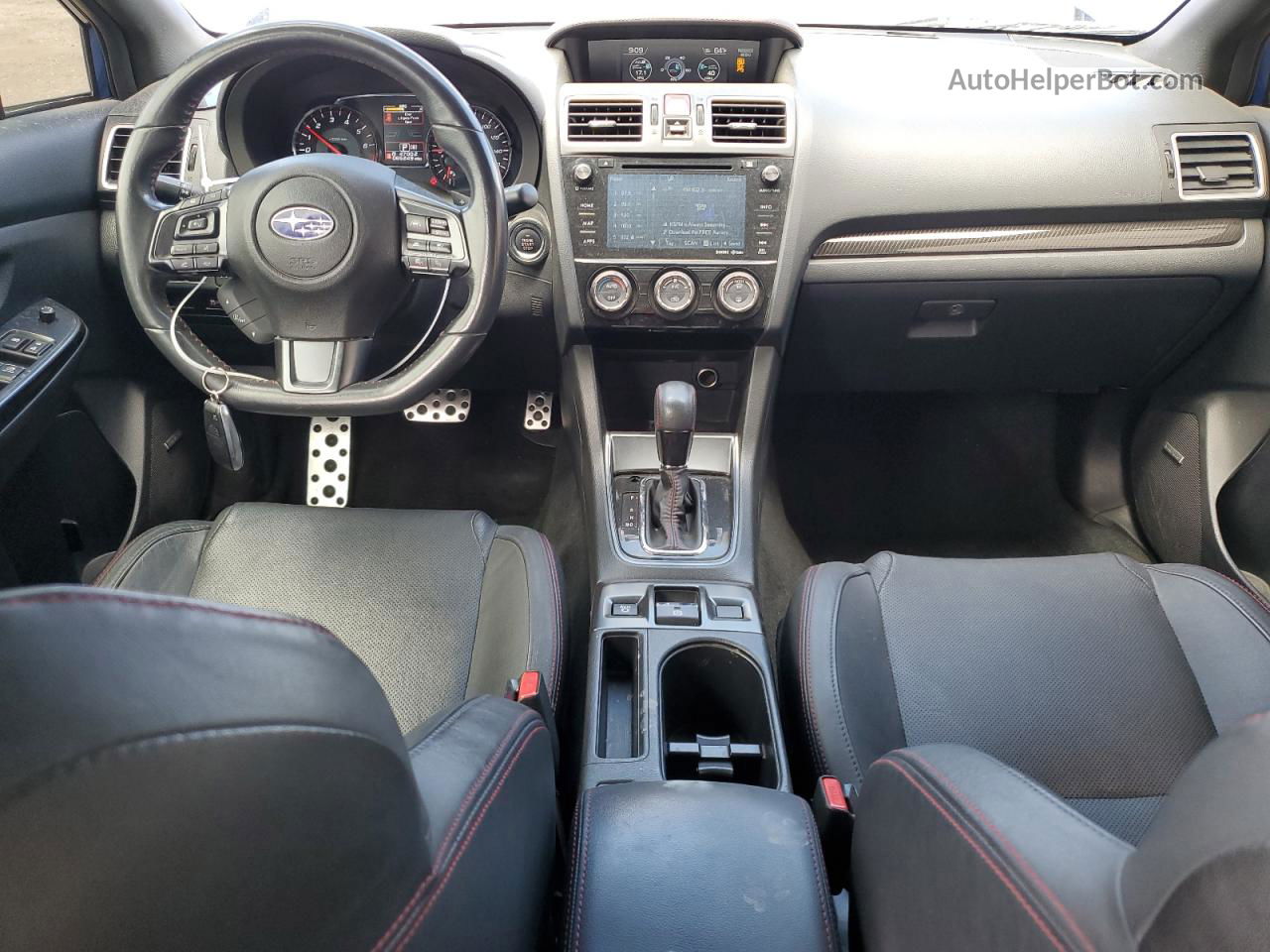 2018 Subaru Wrx Limited Синий vin: JF1VA1L68J8839346