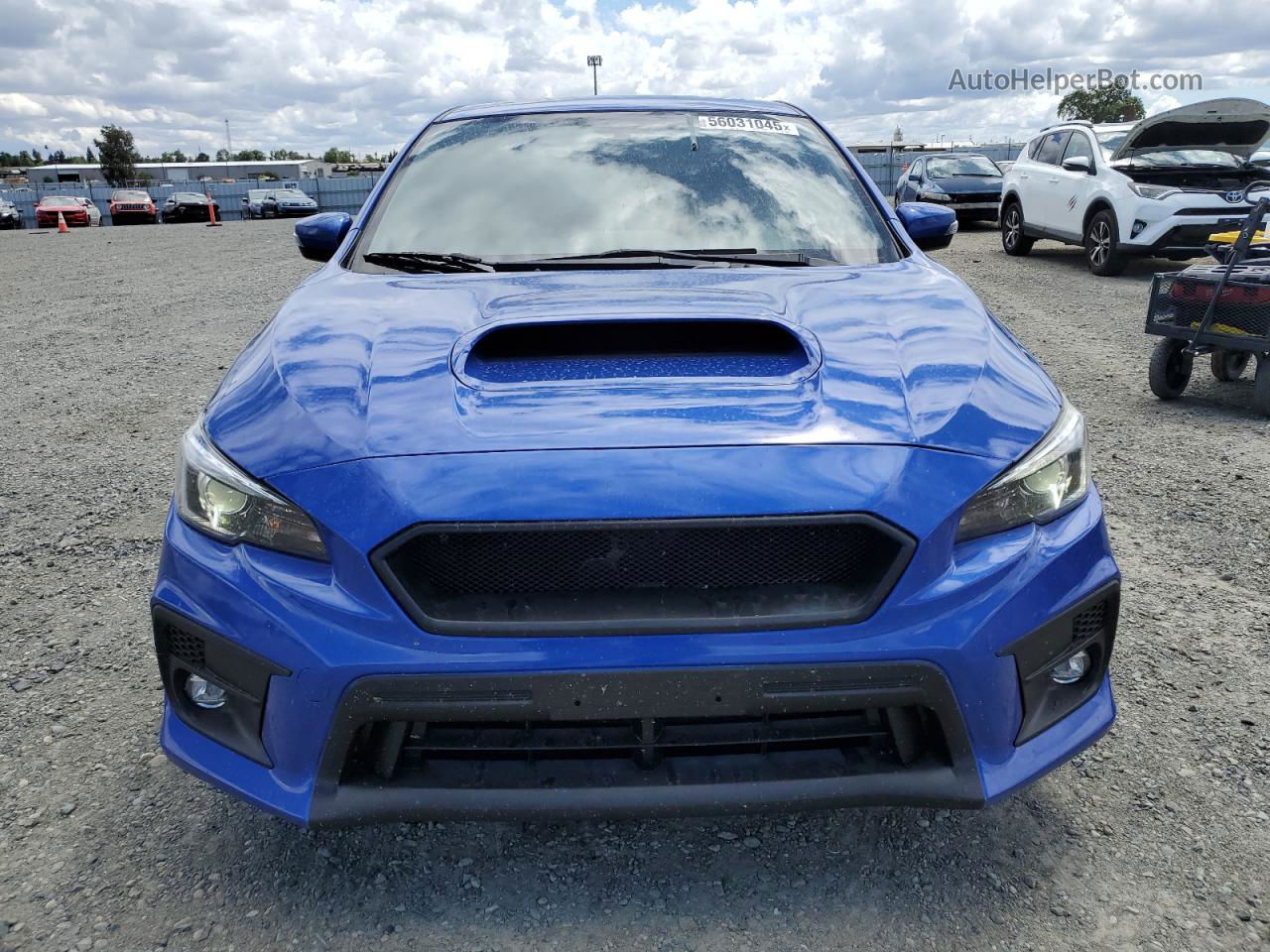 2018 Subaru Wrx Limited Синий vin: JF1VA1L68J8839346