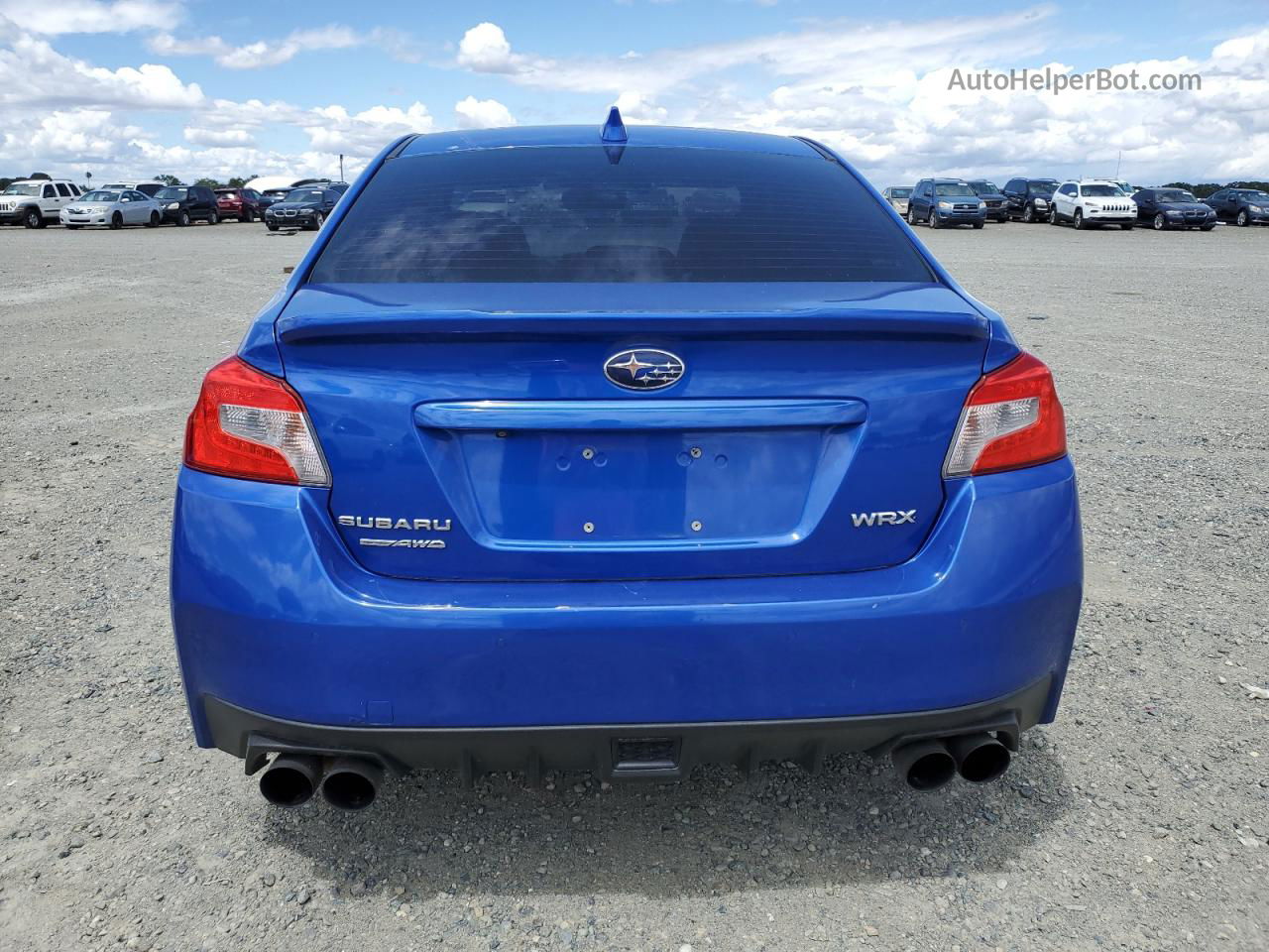 2018 Subaru Wrx Limited Синий vin: JF1VA1L68J8839346