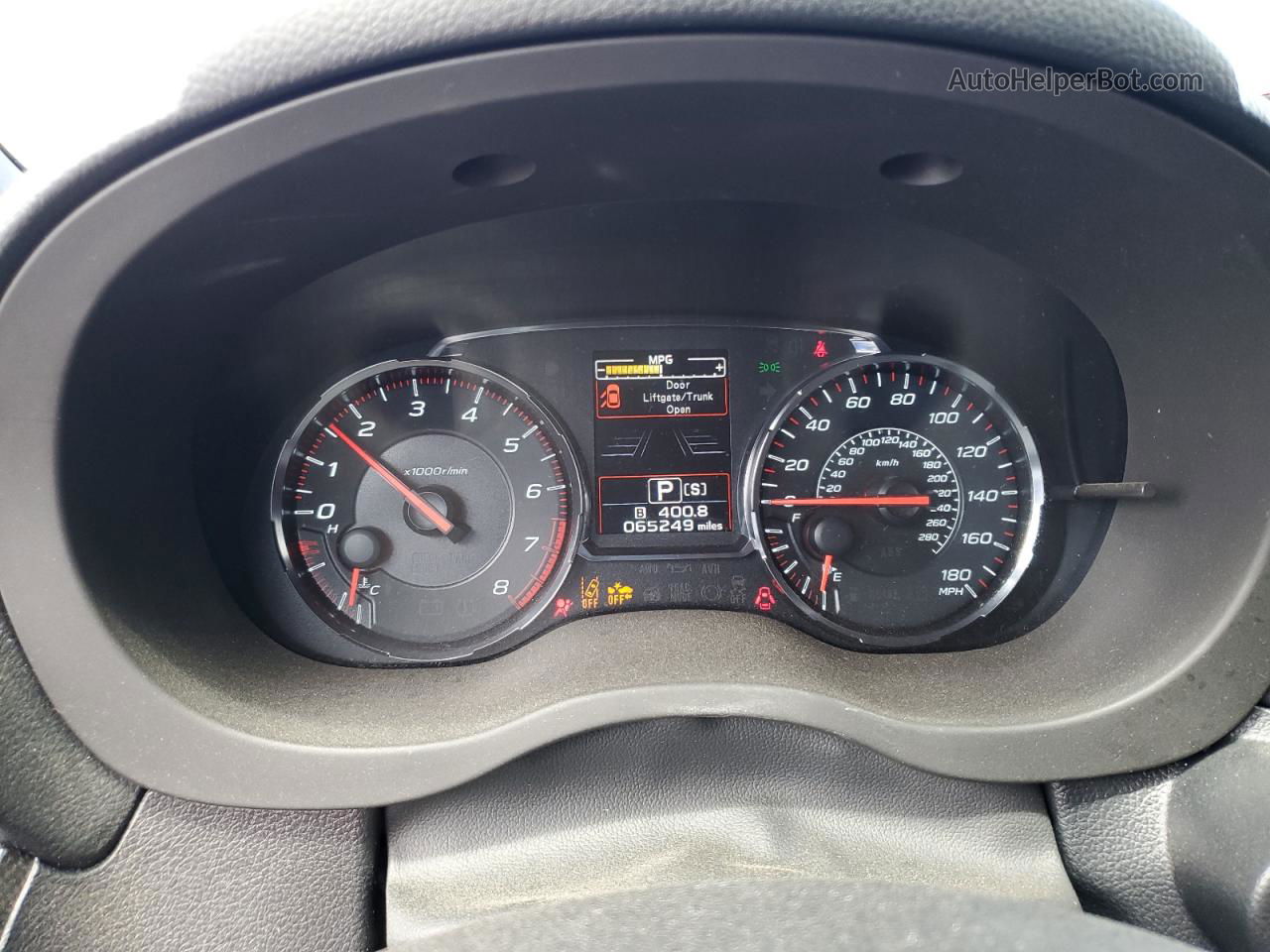 2018 Subaru Wrx Limited Синий vin: JF1VA1L68J8839346