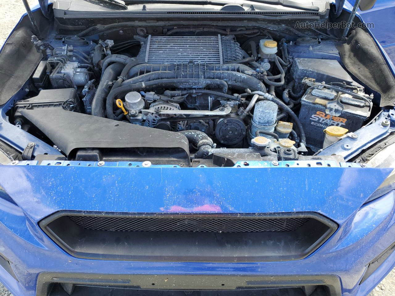 2018 Subaru Wrx Limited Синий vin: JF1VA1L68J8839346