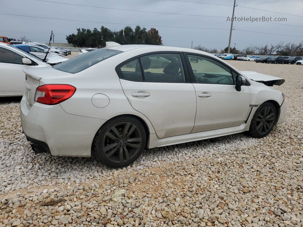 2017 Subaru Wrx Limited White vin: JF1VA1L69H9803587