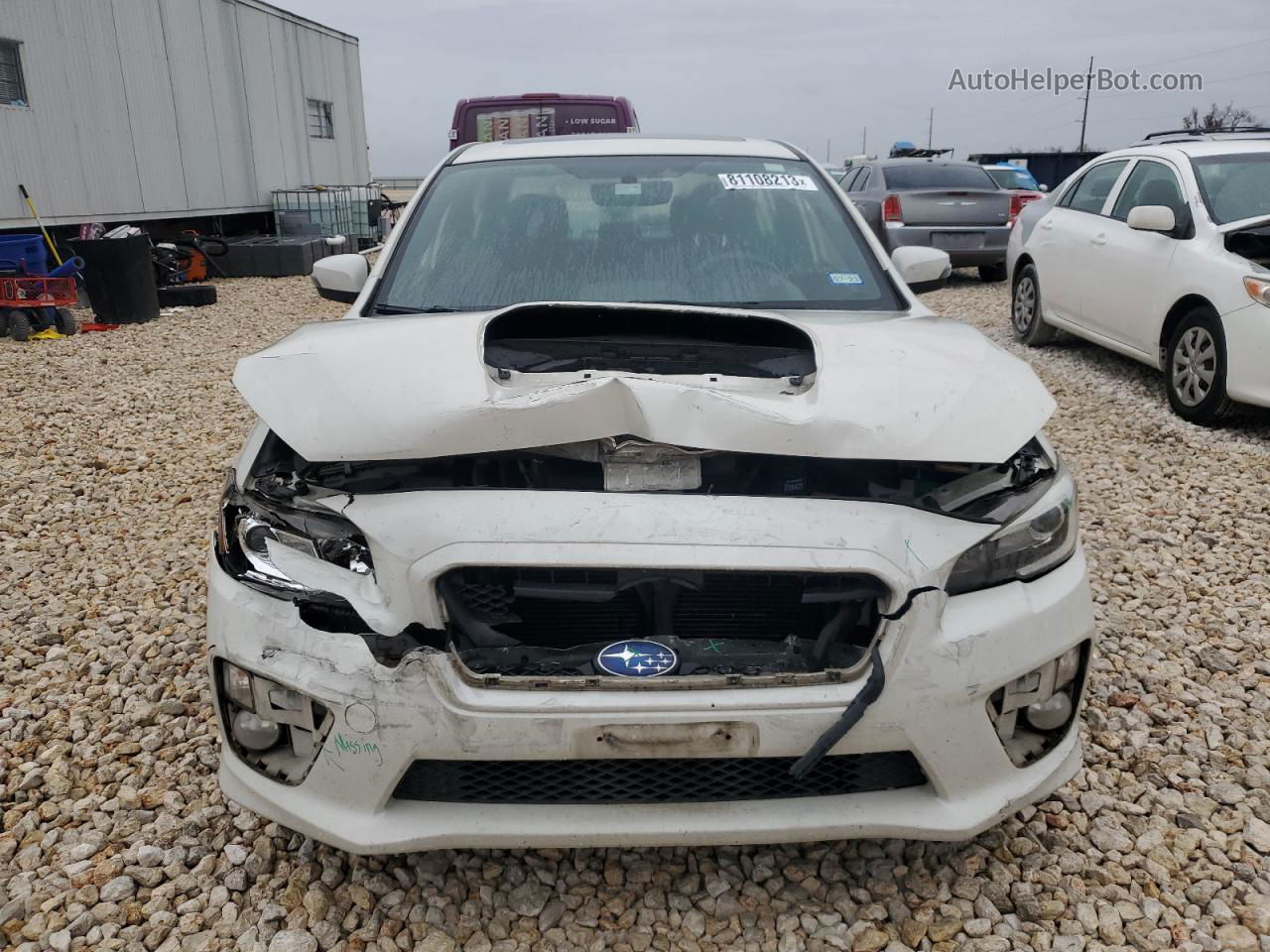 2017 Subaru Wrx Limited White vin: JF1VA1L69H9803587