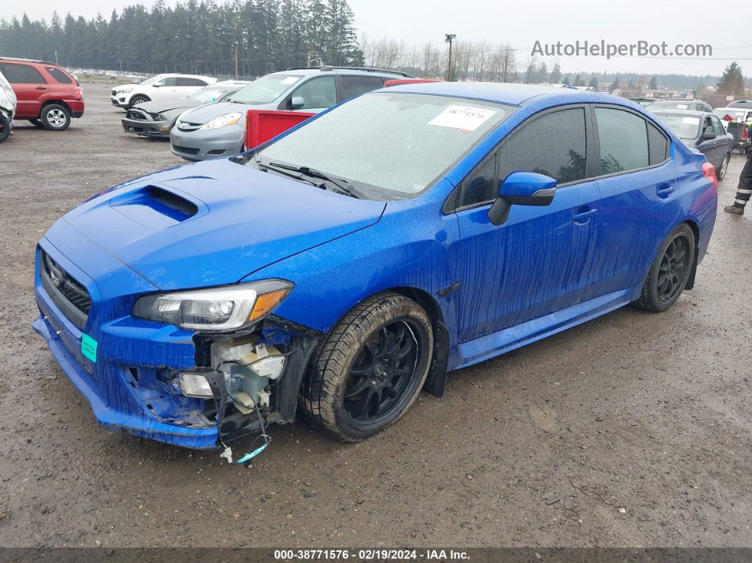 2017 Subaru Wrx Limited Blue vin: JF1VA1N63H8827032