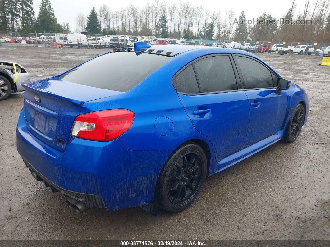 2017 Subaru Wrx Limited Blue vin: JF1VA1N63H8827032