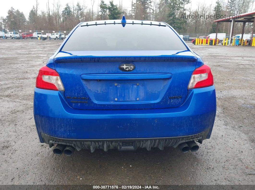 2017 Subaru Wrx Limited Blue vin: JF1VA1N63H8827032