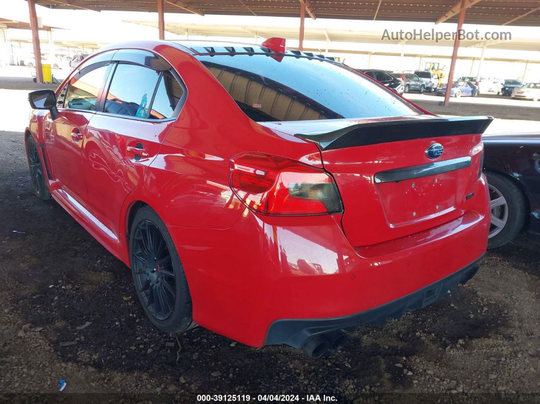 2017 Subaru Wrx Limited Red vin: JF1VA1N64H8836757