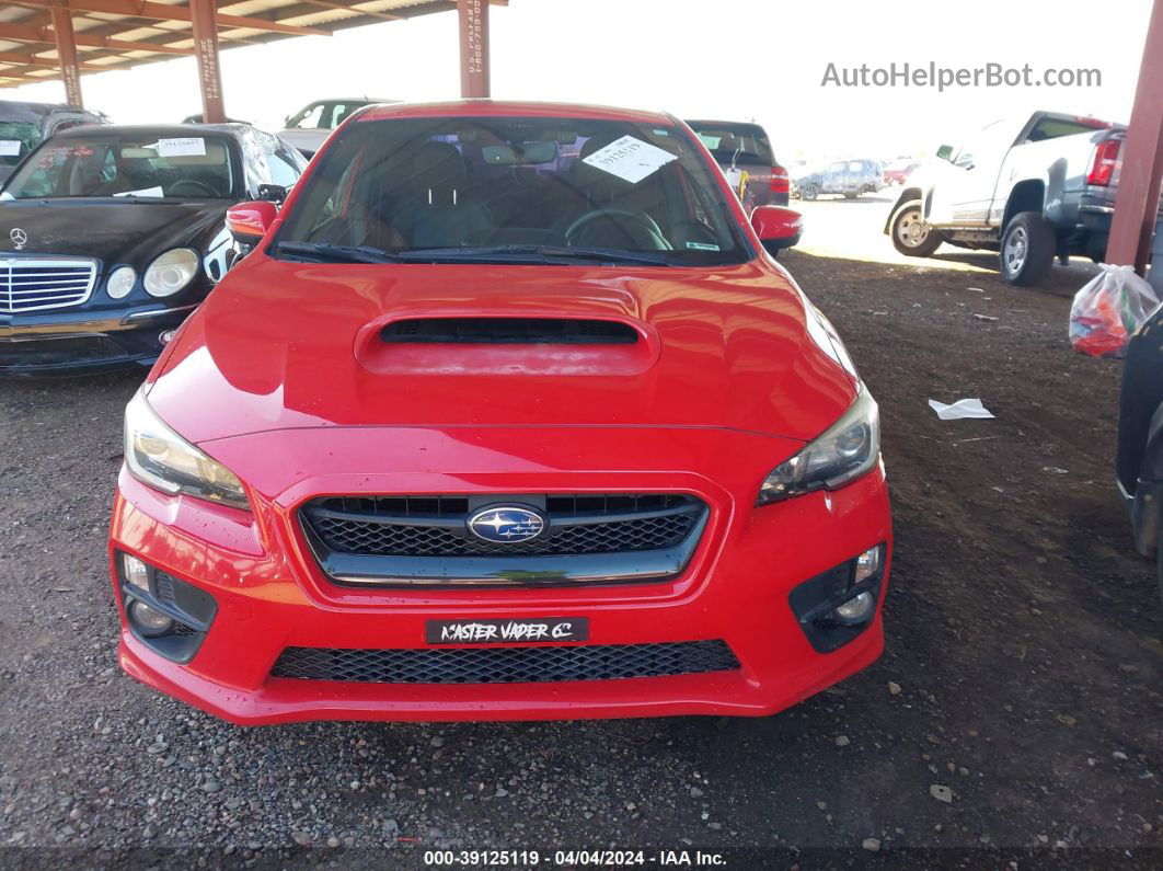 2017 Subaru Wrx Limited Red vin: JF1VA1N64H8836757