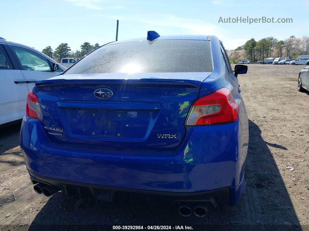 2021 Subaru Wrx Limited Blue vin: JF1VA1N64M8814395