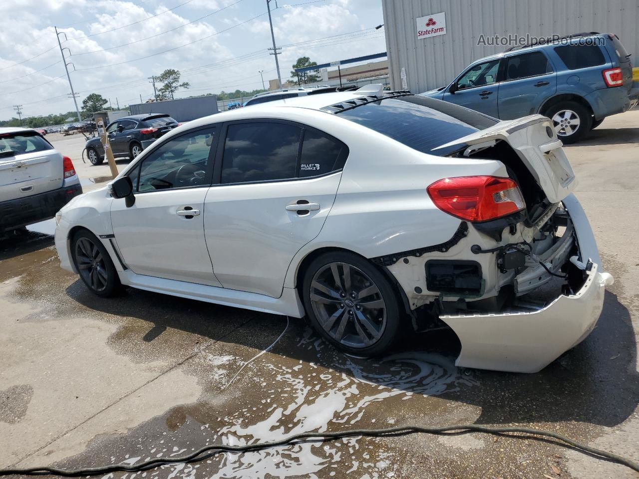 2017 Subaru Wrx Limited White vin: JF1VA1N67H8838924