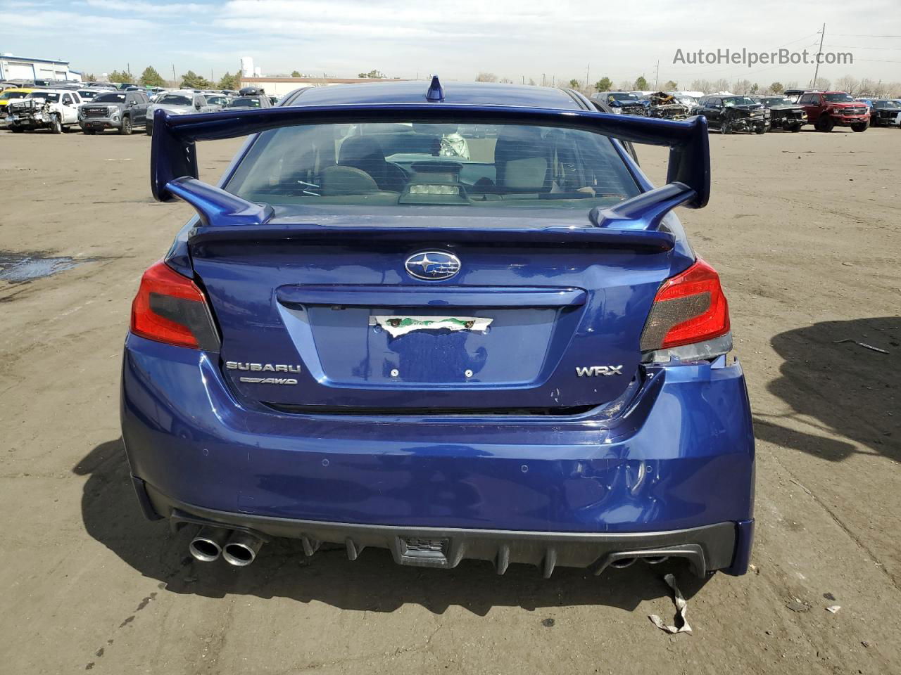 2021 Subaru Wrx Limited Blue vin: JF1VA1P61M8813525