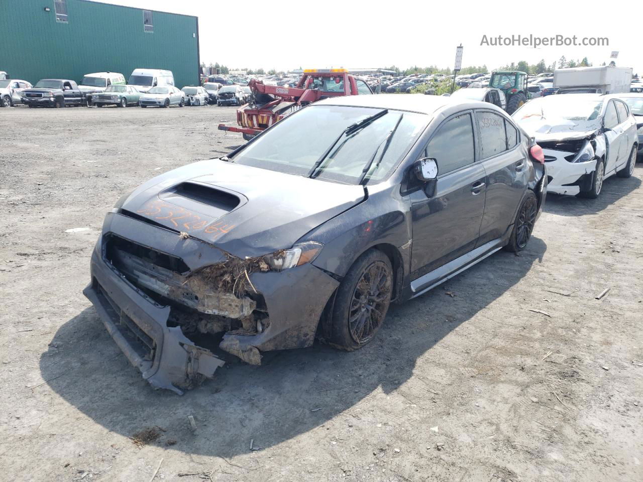 2020 Subaru Wrx Limited Charcoal vin: JF1VA1P66L8816080