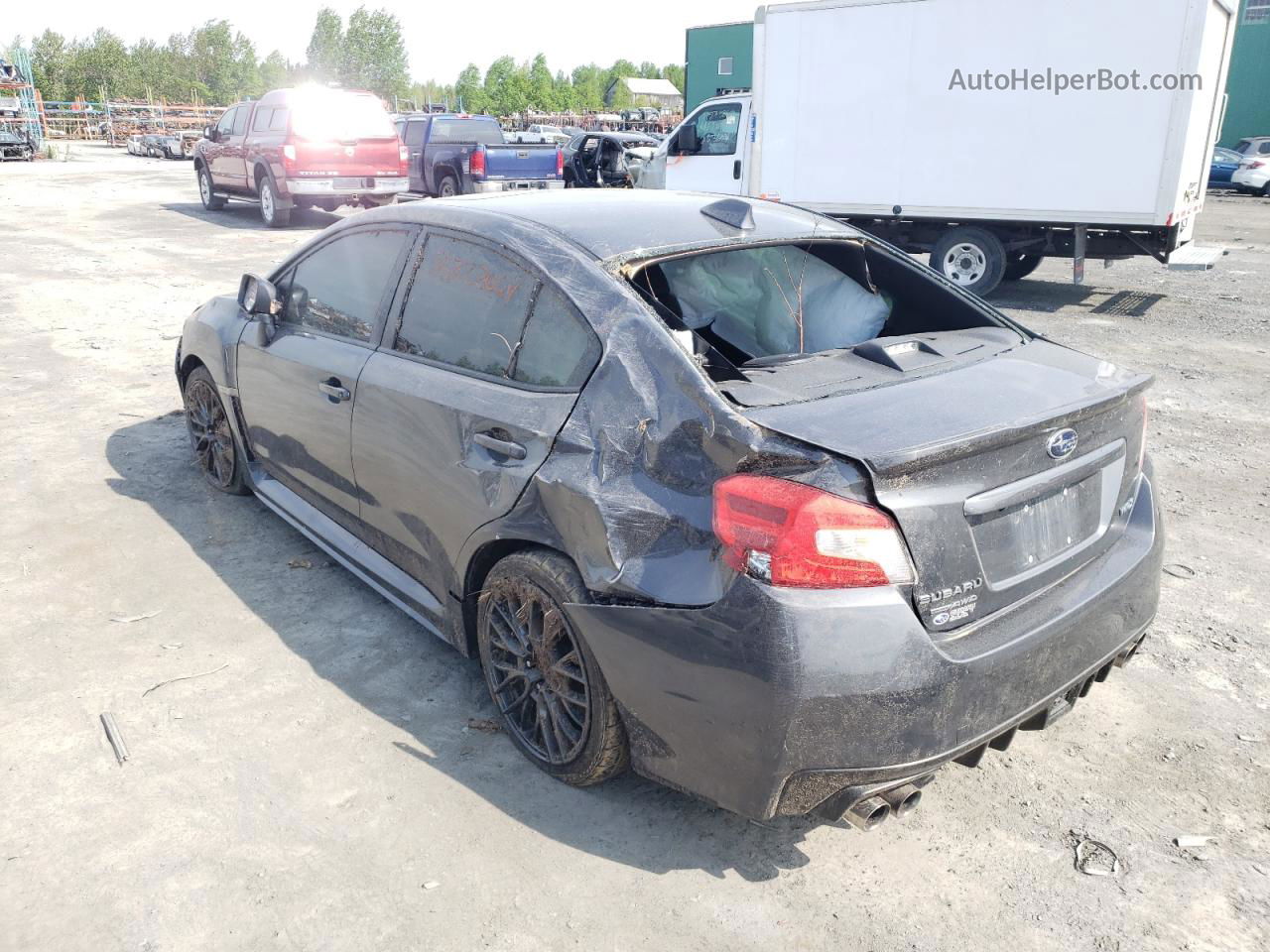 2020 Subaru Wrx Limited Charcoal vin: JF1VA1P66L8816080