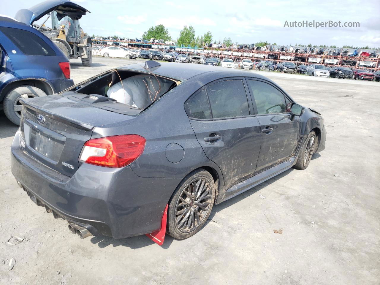 2020 Subaru Wrx Limited Charcoal vin: JF1VA1P66L8816080