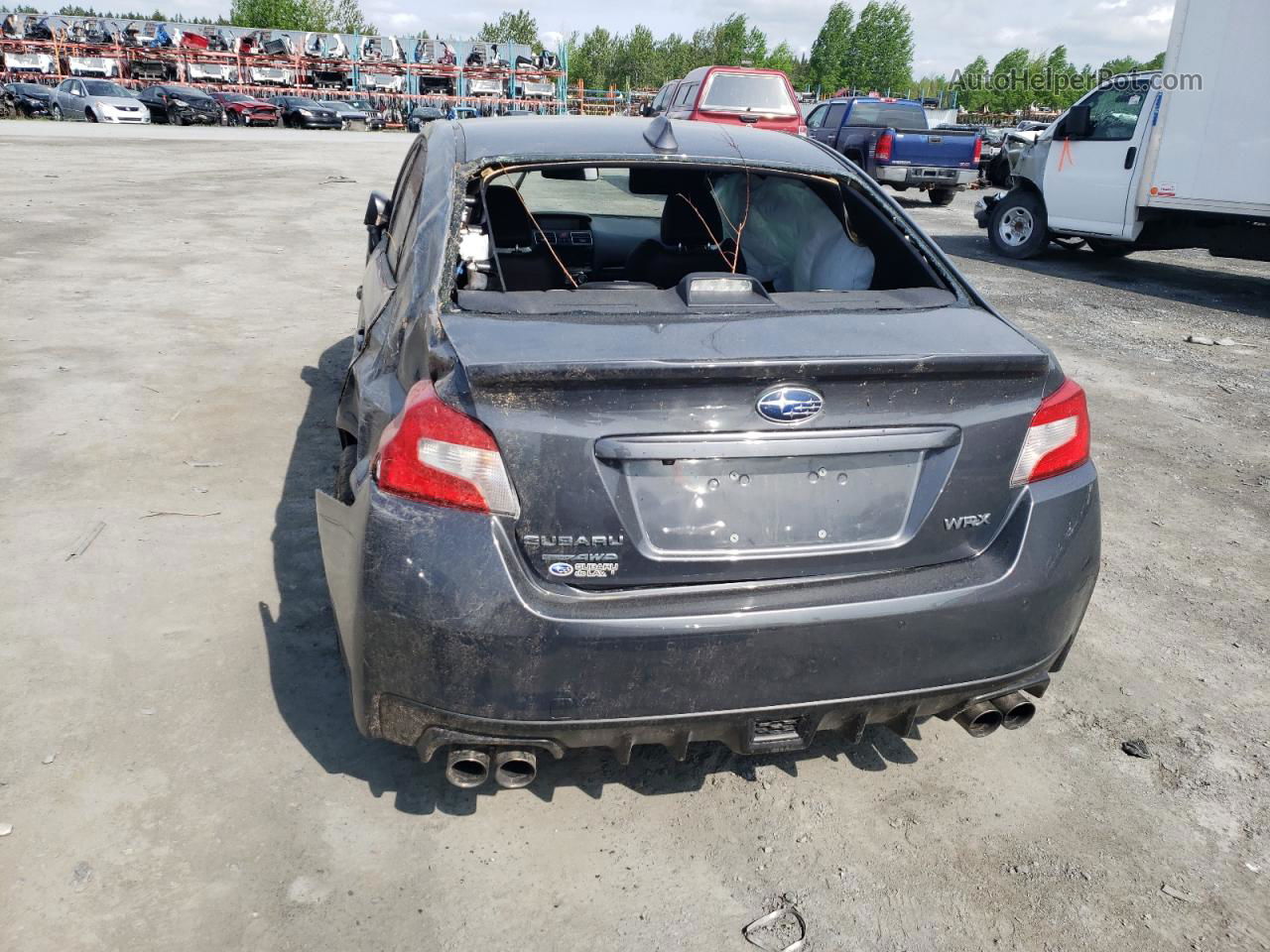 2020 Subaru Wrx Limited Charcoal vin: JF1VA1P66L8816080