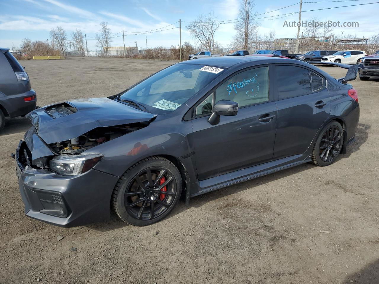 2021 Subaru Wrx Sport Tech Угольный vin: JF1VA1Z64M9817642