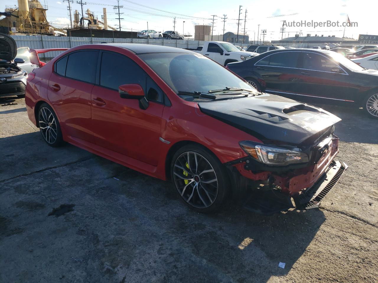 2020 Subaru Wrx Sti Red vin: JF1VA2E60L9805109