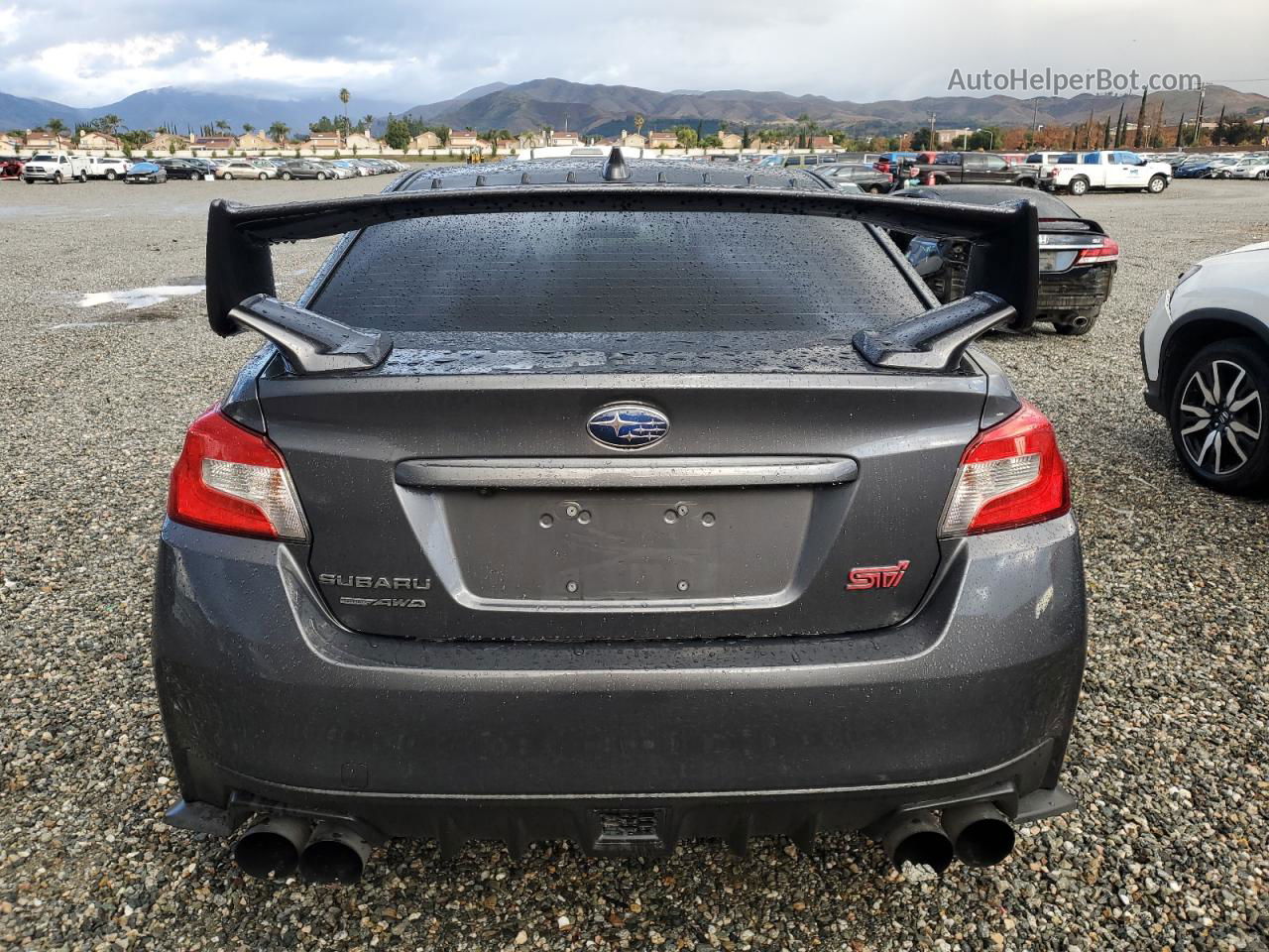 2020 Subaru Wrx Sti Gray vin: JF1VA2E60L9817891