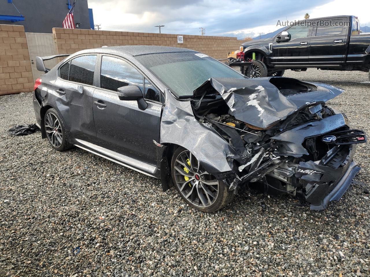 2020 Subaru Wrx Sti Gray vin: JF1VA2E60L9817891