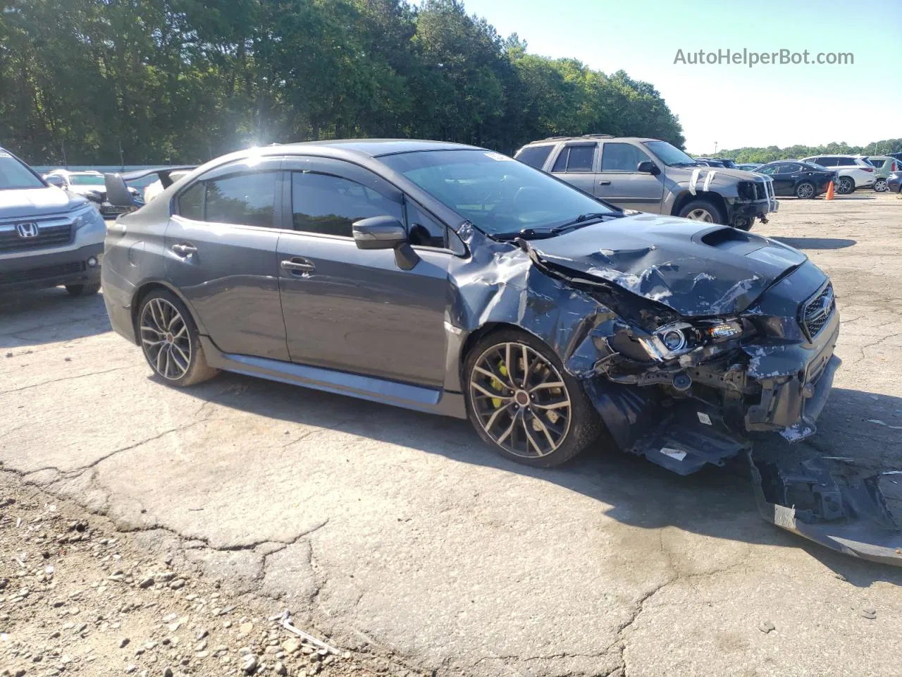 2020 Subaru Wrx Sti Charcoal vin: JF1VA2E61L9818435