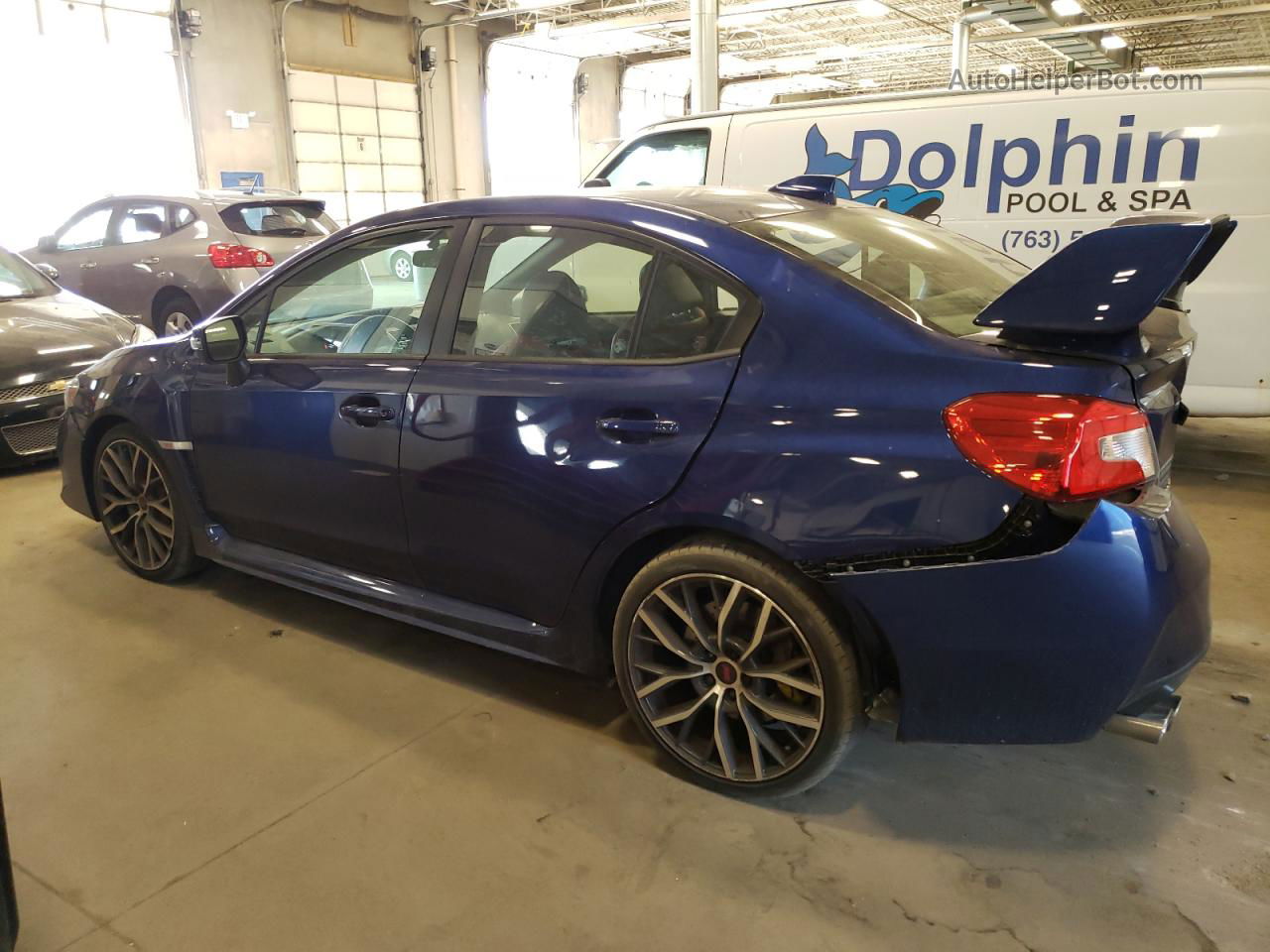 2020 Subaru Wrx Sti Blue vin: JF1VA2E61L9823408