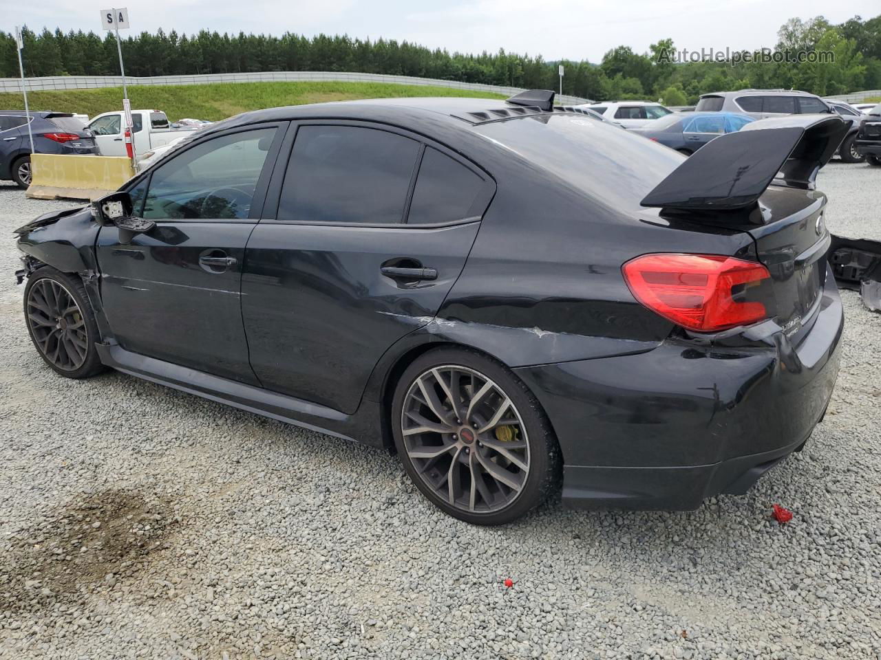 2020 Subaru Wrx Sti Черный vin: JF1VA2E63L9800339