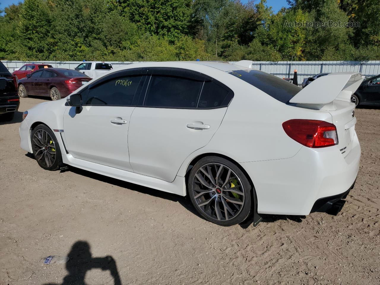 2021 Subaru Wrx Sti White vin: JF1VA2E63M9813450