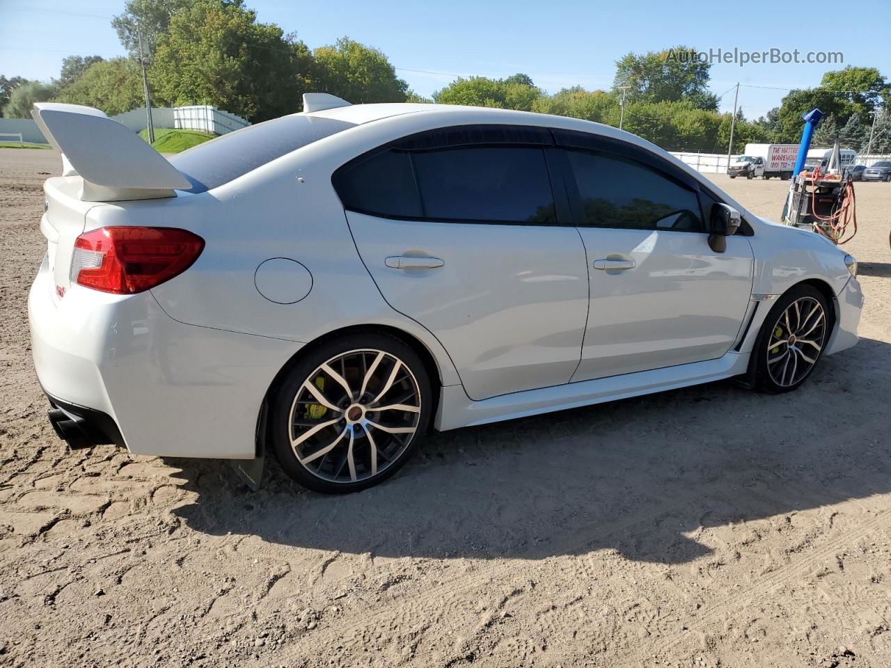 2021 Subaru Wrx Sti White vin: JF1VA2E63M9813450