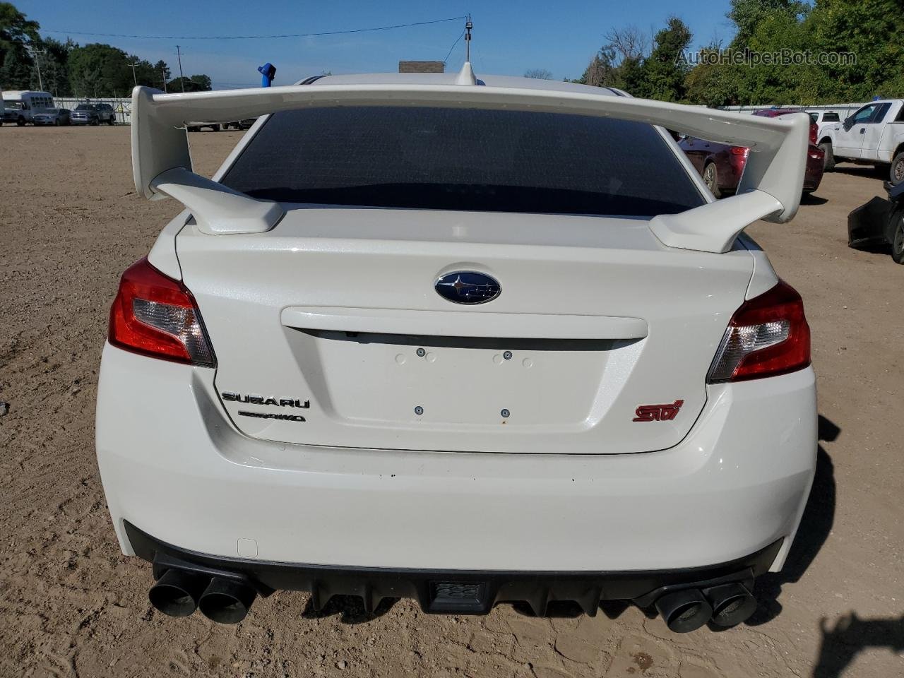 2021 Subaru Wrx Sti White vin: JF1VA2E63M9813450