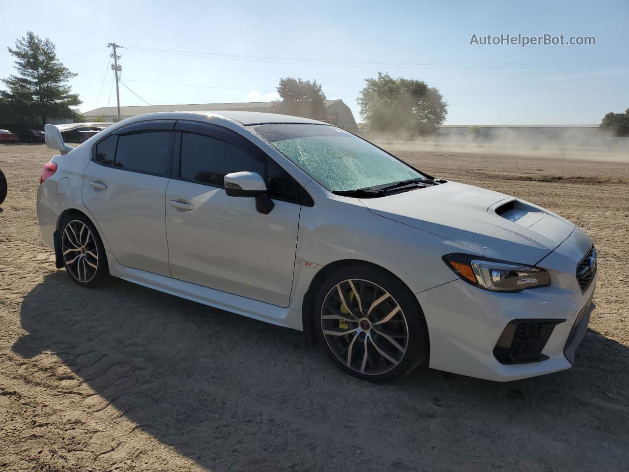 2021 Subaru Wrx Sti White vin: JF1VA2E63M9813450