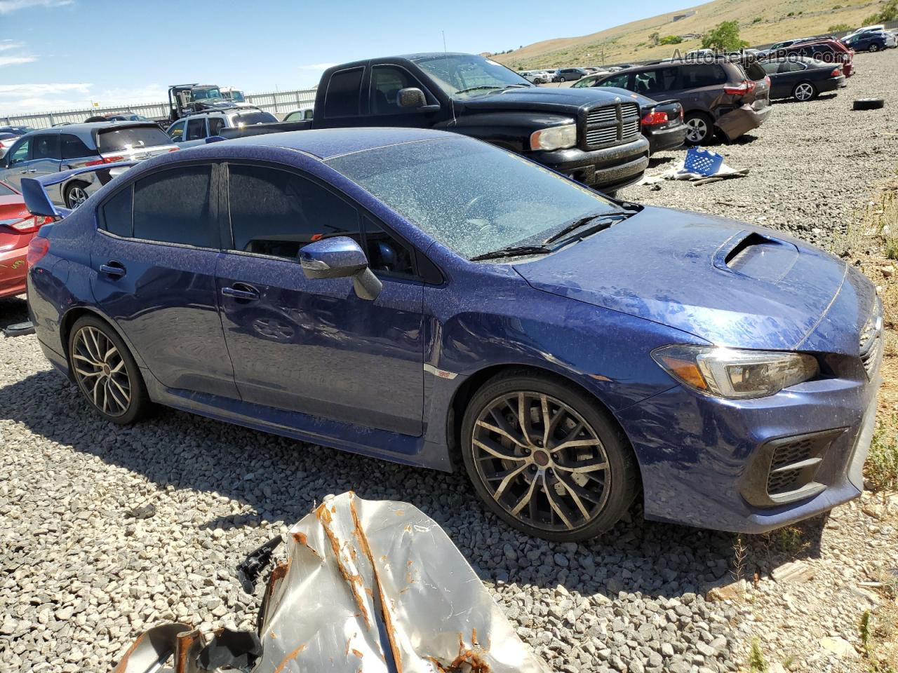 2021 Subaru Wrx Sti Синий vin: JF1VA2E63M9817336