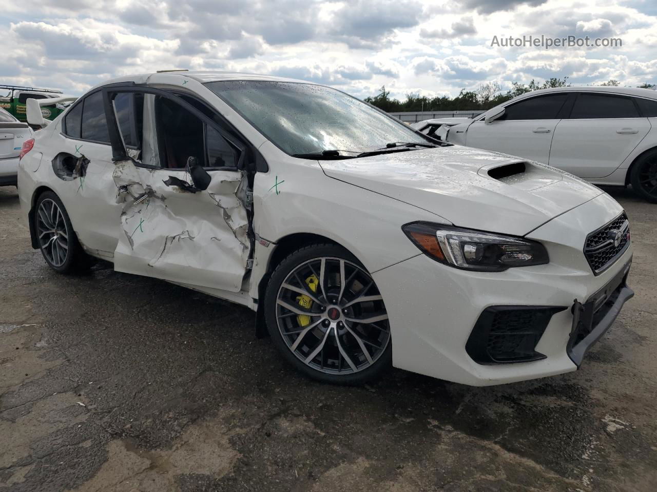 2020 Subaru Wrx Sti White vin: JF1VA2E64L9820339