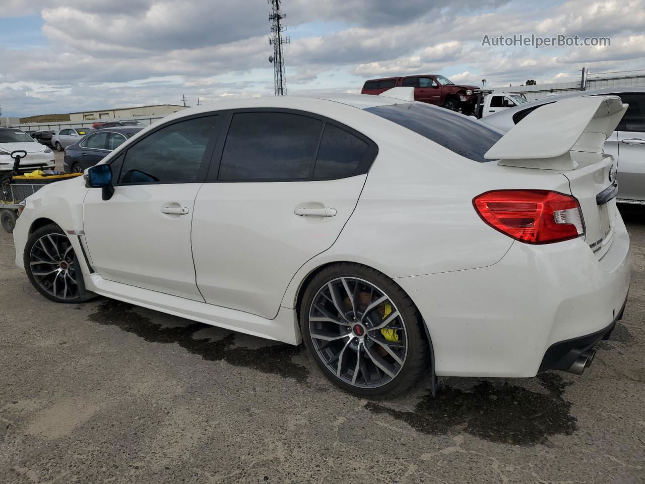 2020 Subaru Wrx Sti White vin: JF1VA2E64L9820339