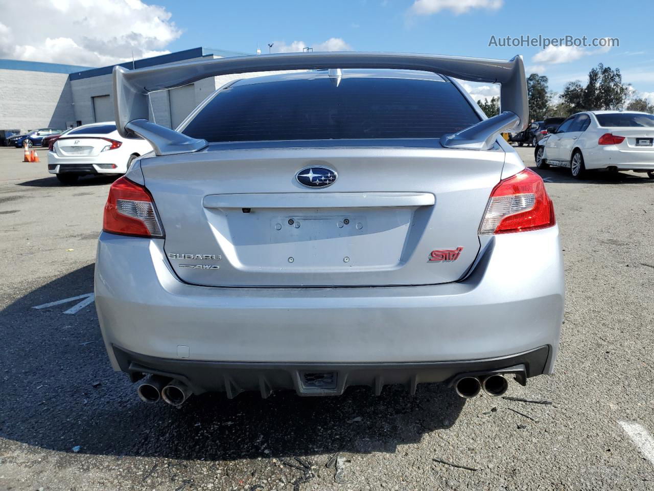 2020 Subaru Wrx Sti Silver vin: JF1VA2E64L9827968