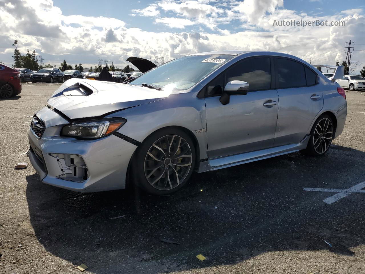 2020 Subaru Wrx Sti Silver vin: JF1VA2E64L9827968