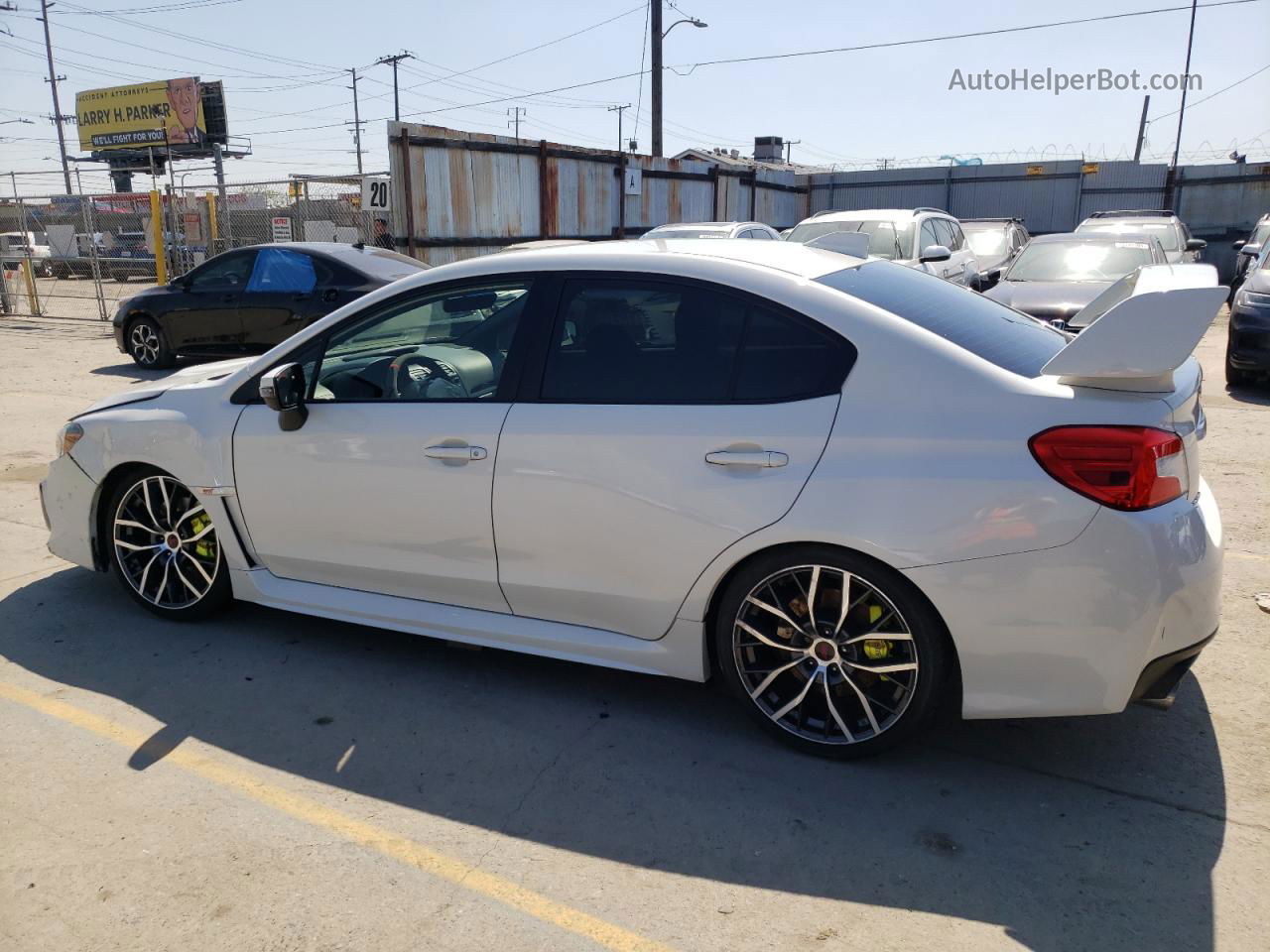 2020 Subaru Wrx Sti White vin: JF1VA2E65L9816199