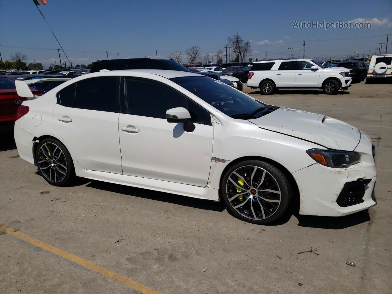 2020 Subaru Wrx Sti White vin: JF1VA2E65L9816199