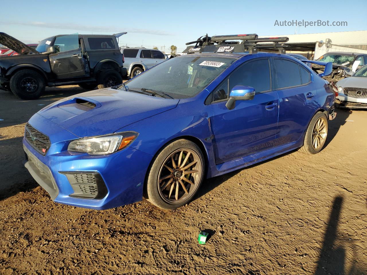 2020 Subaru Wrx Sti Синий vin: JF1VA2E65L9819541