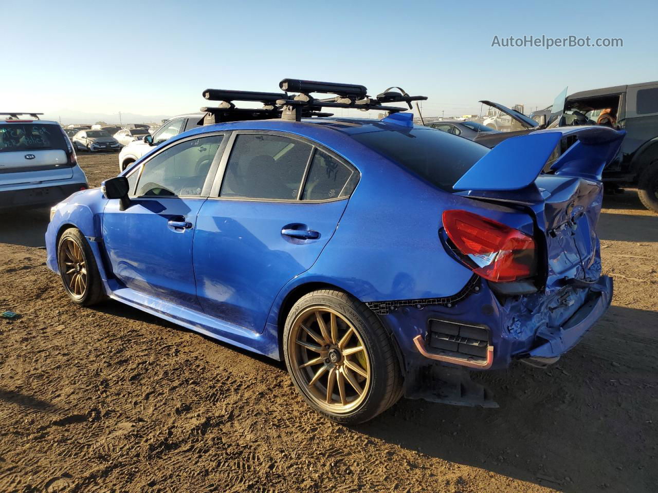 2020 Subaru Wrx Sti Синий vin: JF1VA2E65L9819541