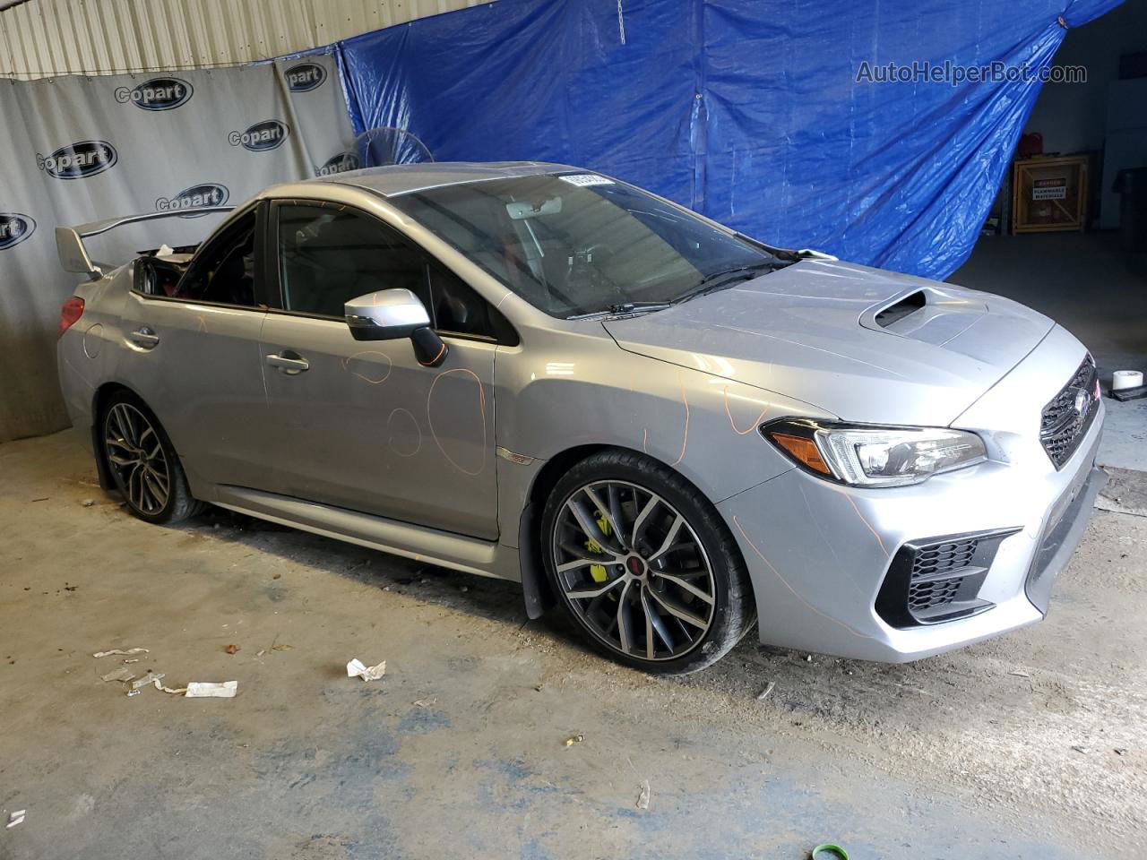 2020 Subaru Wrx Sti Silver vin: JF1VA2E66L9830239