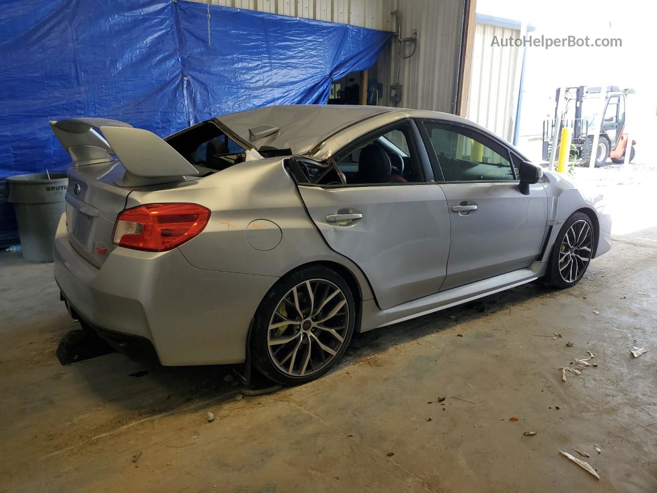 2020 Subaru Wrx Sti Silver vin: JF1VA2E66L9830239