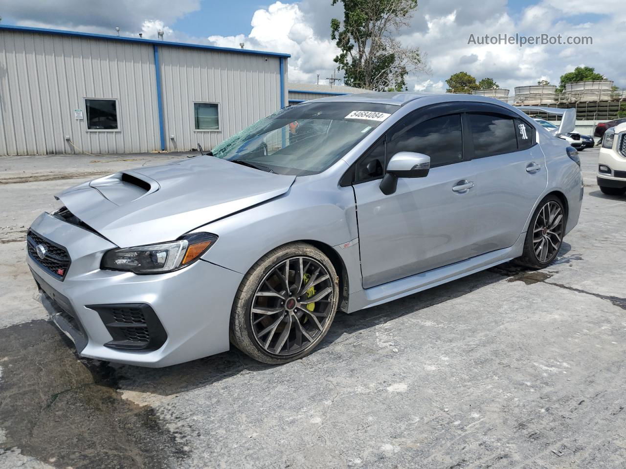 2020 Subaru Wrx Sti Silver vin: JF1VA2E67L9817418